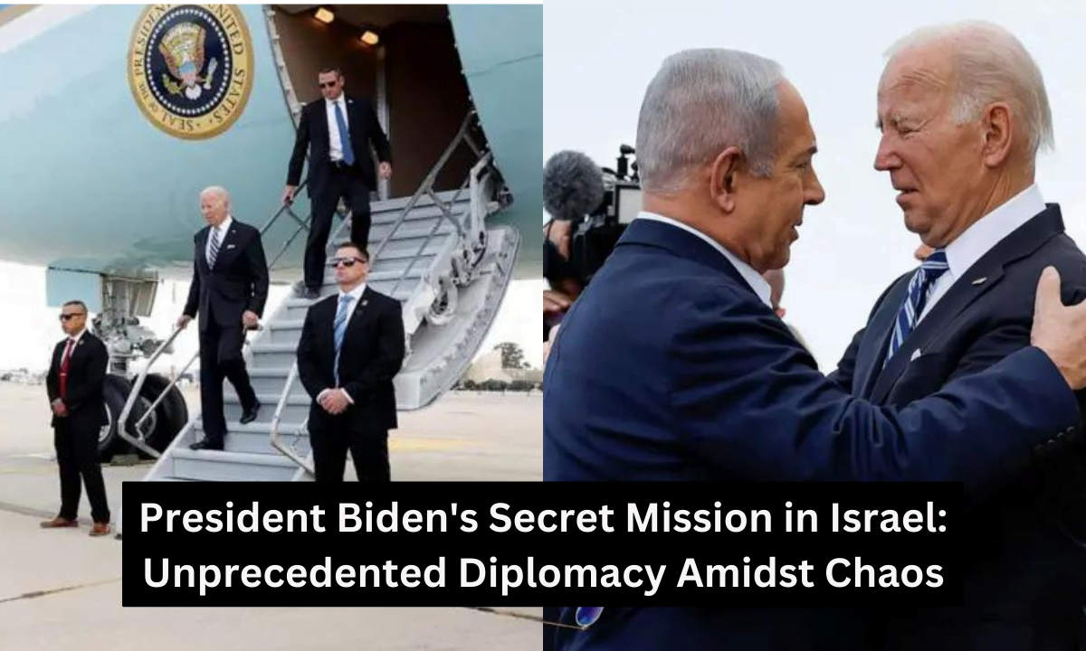 President Biden's Secret Mission in Israel: Unprecedented Diplomacy Amidst Chaos